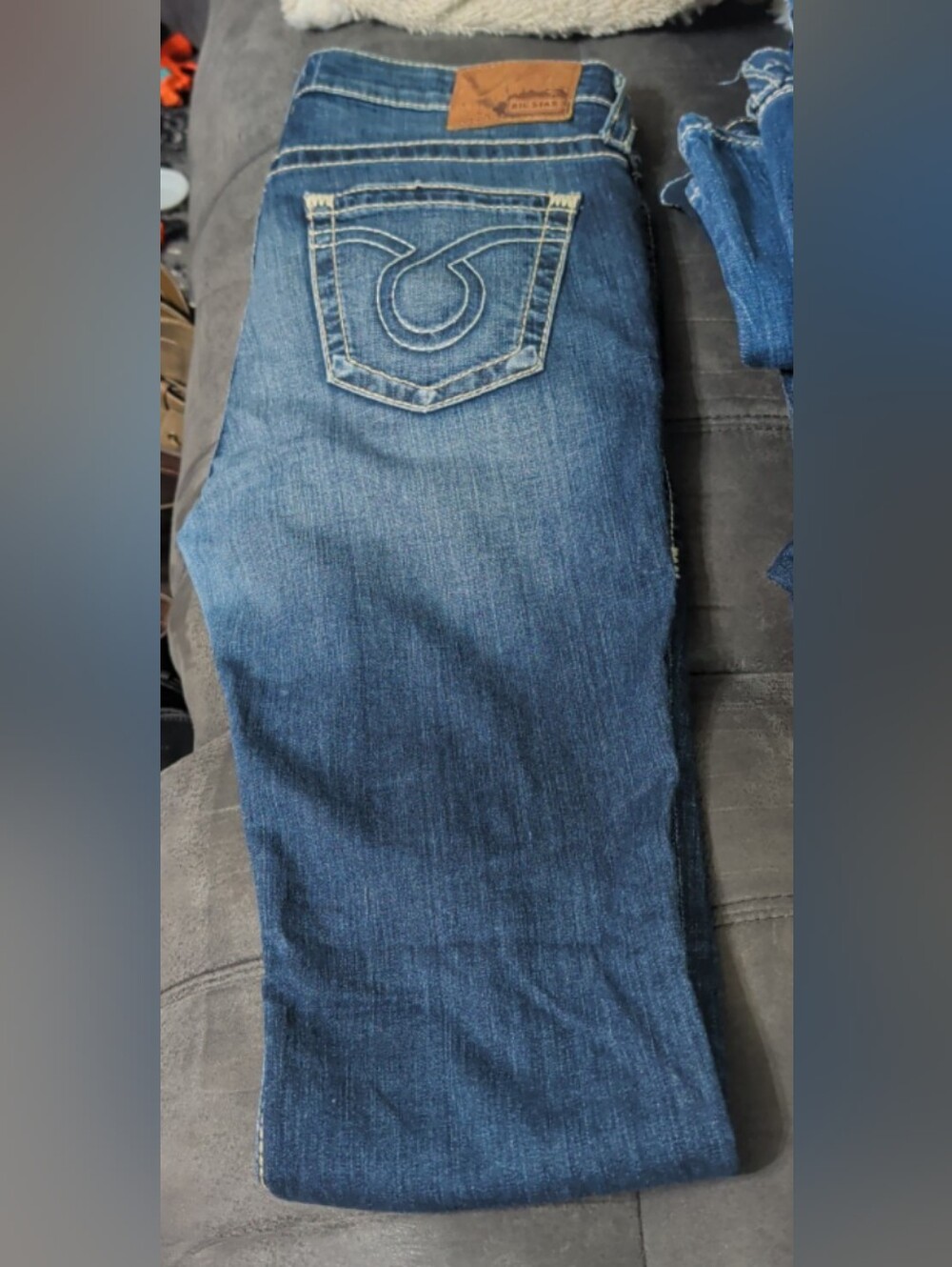 Big Star Women's Dark Blue Straight Leg Jeans